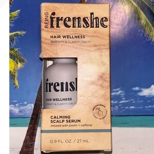Being Frenshe Calming Scalp Serum Serenity & Clarity Salty Biotin 0.9oz